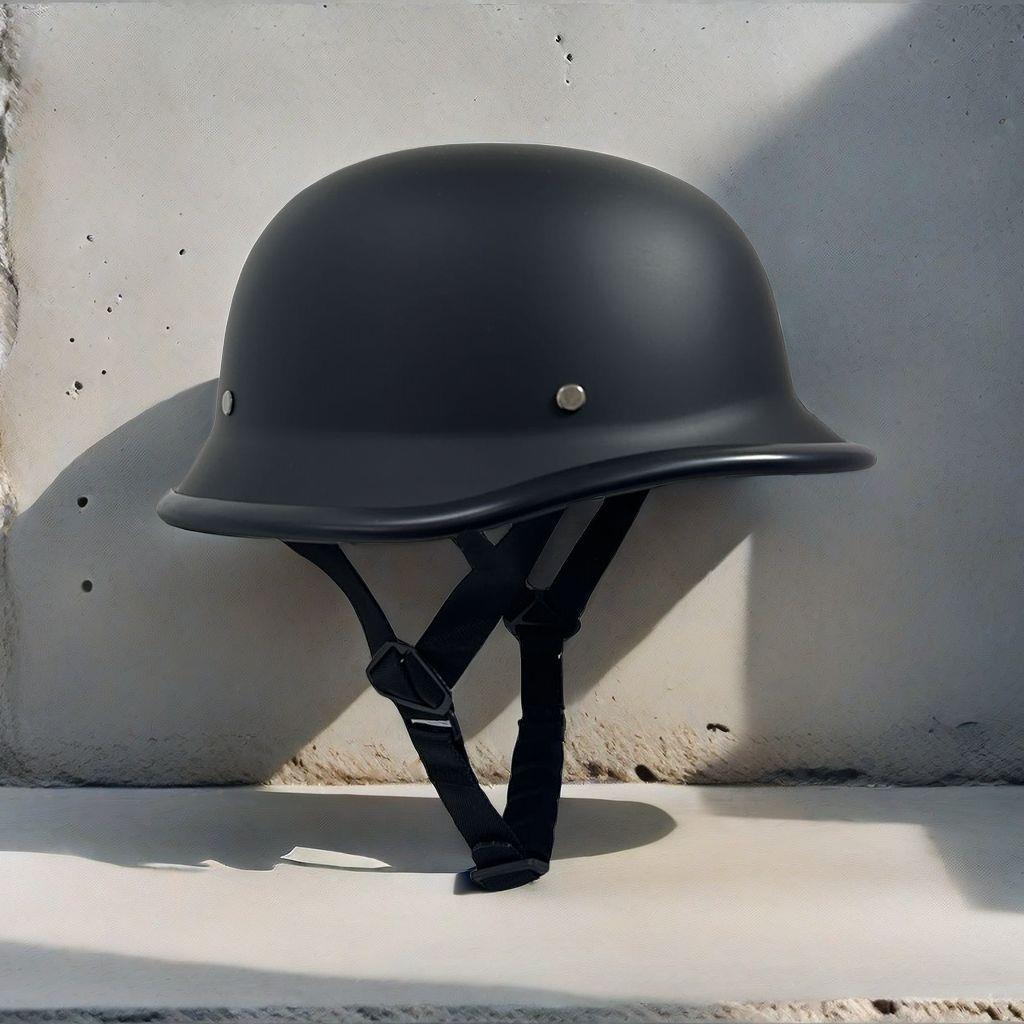 New certified motorcycle retro helmet, motorcycle helmet, bucket hat, Harley-style steel helmet, military helmet, cruiser half helmet