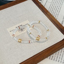 ����S925�ֹ�DIY������Ȼ��ˮ�������ʯ���������ִ�����ʽת��