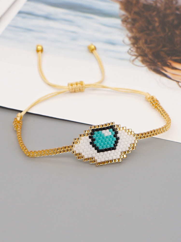 Miyuki beads hand-made eyes bracelet