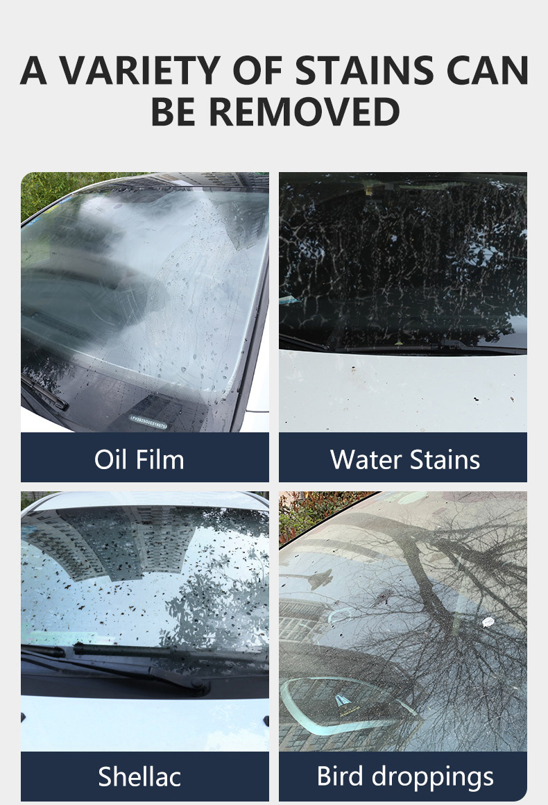 Jb-Xpcs-20 Car Glass Oil Film Remover Cleaning Paste Degreasing Cleaner Waterproof Stain Remover