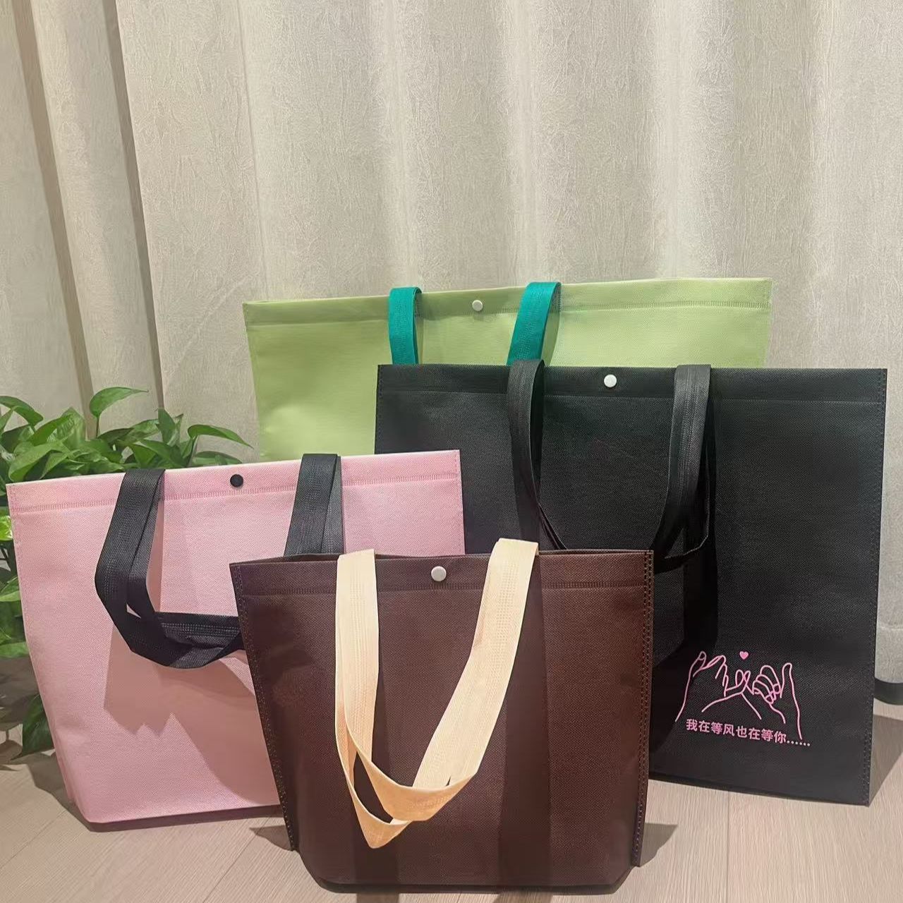 网红服装店无纺布手提袋衣服礼品包装袋女装购物手提袋