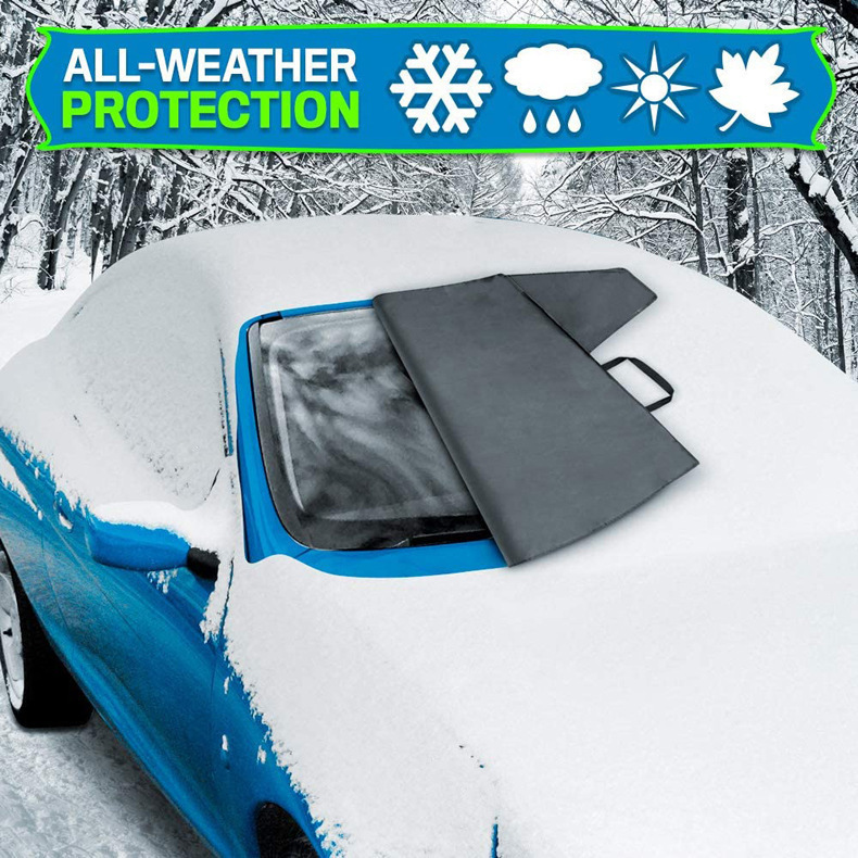 Car Front Windshield Snow Cover 600D Oxford Cloth Snow Shield Sunshade Car Snow Shield Amazon Hot Seller