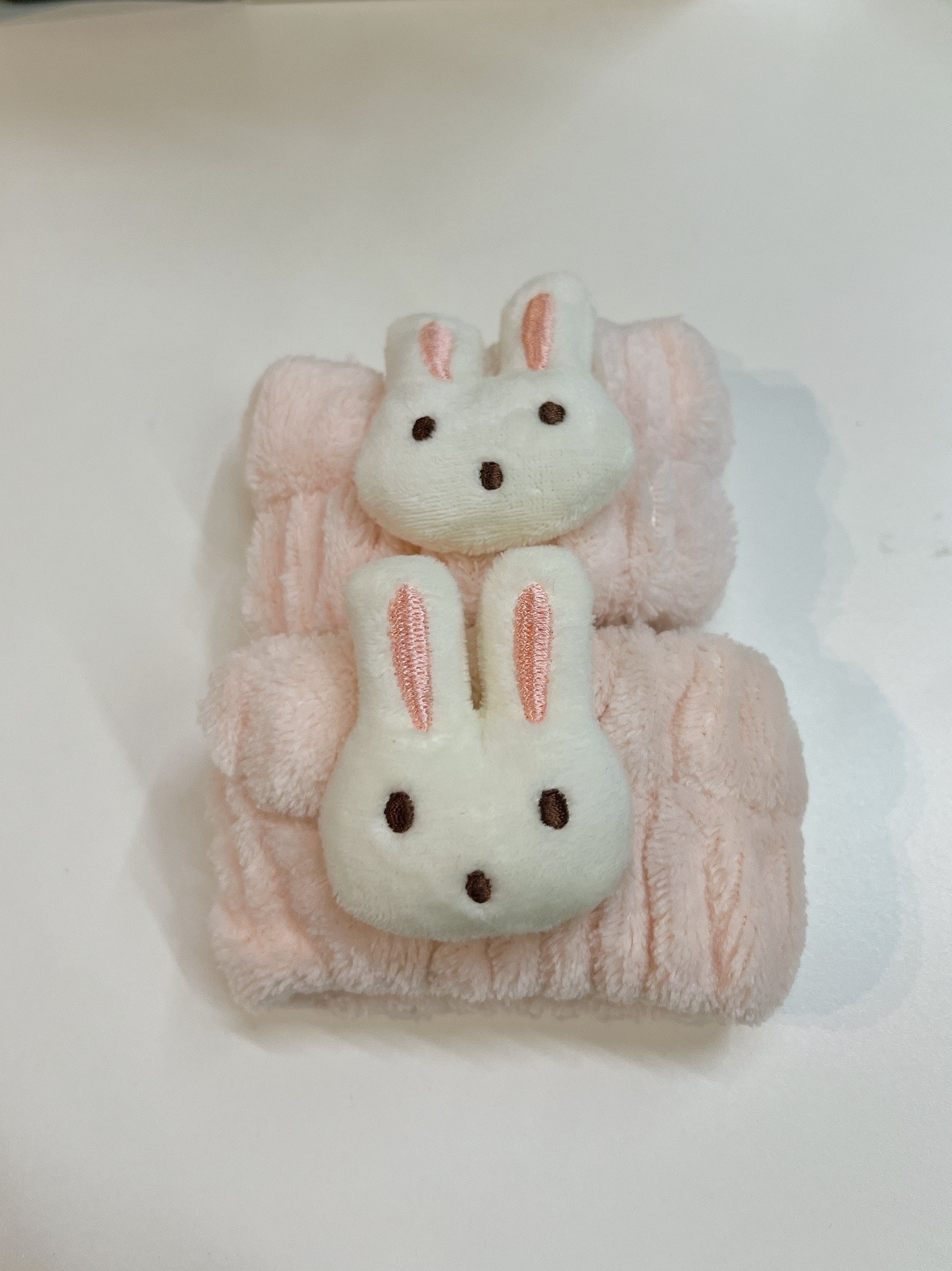 Arco banda de pelo al por mayor de las niñas de color sólido todo partido de maquillaje absorbente de sudor-limpieza lavado de cara correa de muñeca de franela banda de pelo