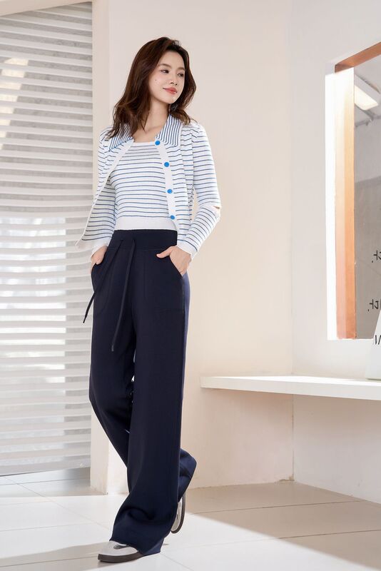兰精莫代尔瑜伽休闲裤女秋季新款垂感高级感宽松抽绳阔腿运动健身|undefined