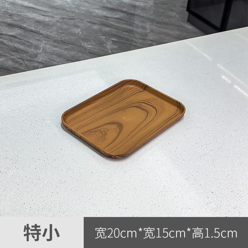 国境を越えた長方形のプラスチックトレイホテルの部屋のウォーターカップバスルームレストランホテルコーヒーホテルのトレイ|undefined