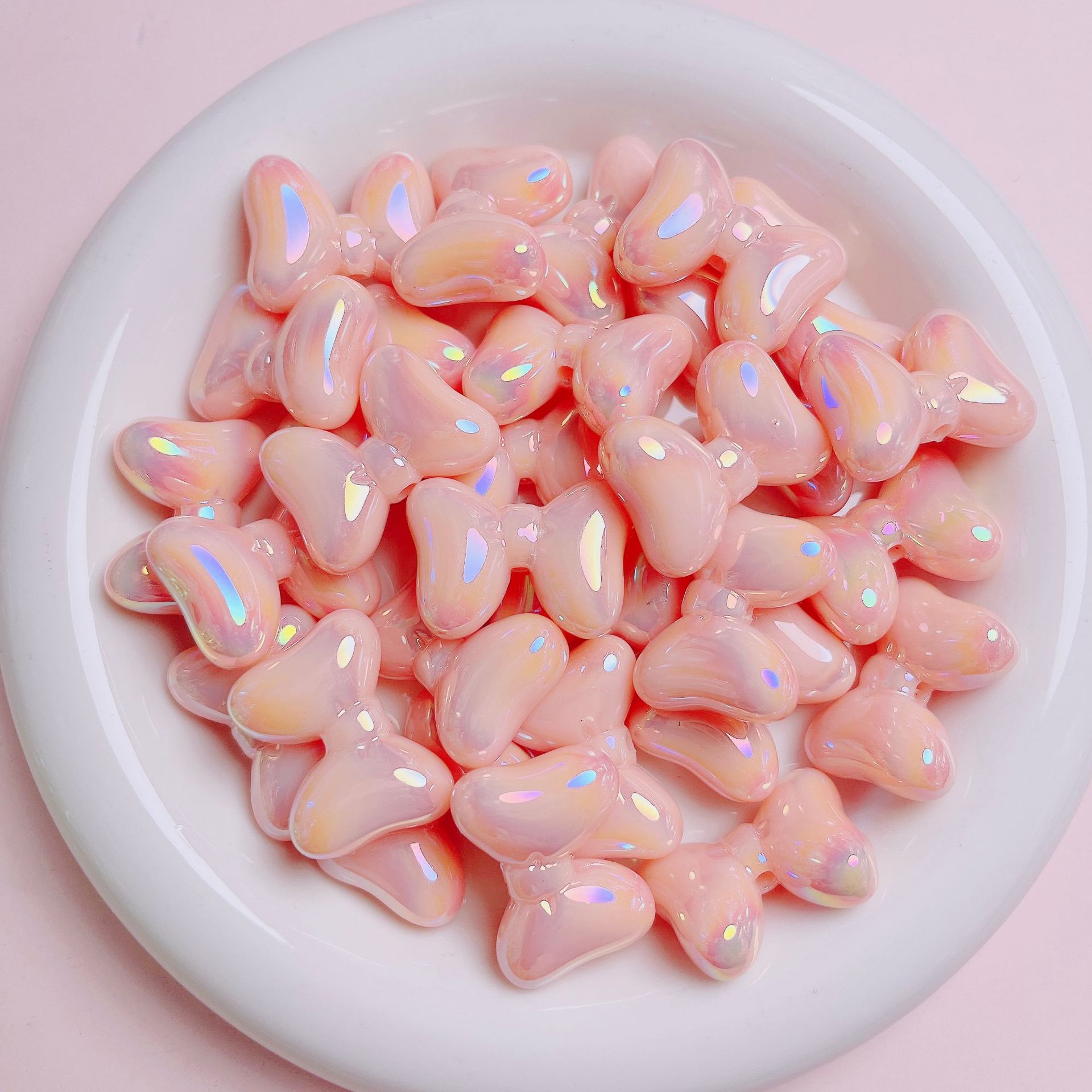 10 PCS/Package Arylic Bow Knot DIY Jewelry Accessories Beads display picture 4