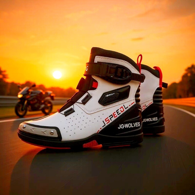 Nine Wolves Waterproof All-Season Motorcycle Riding Shoes for Men and Women, Motorcycle Off-Road Racing Boots, Motorcycle Travel Gear for Riders