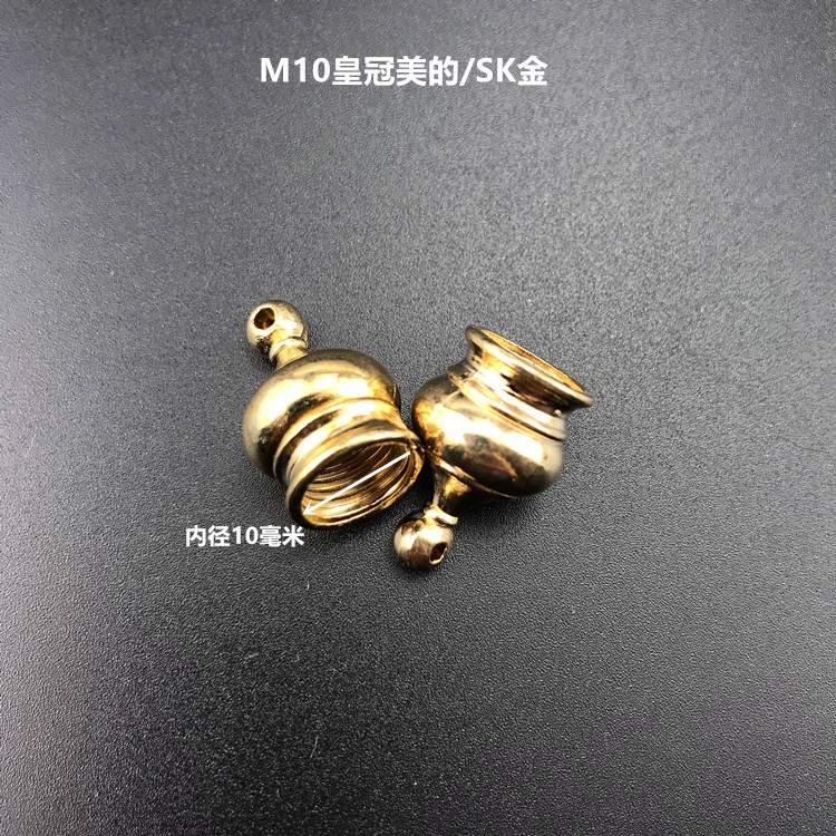 Accesorios de hardware de lámparas de cristal fijación de Tuercas decorativas de tapa plana M10 dientes internos tuercas de succión de techo de lámparas de flores corona