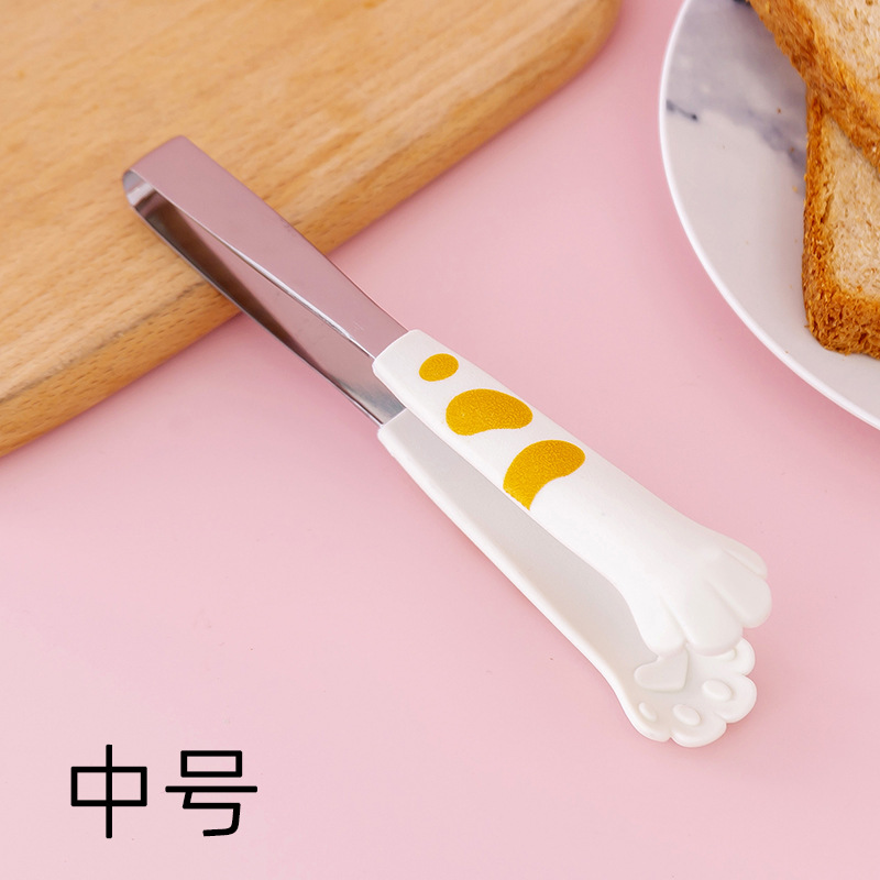 Lindo dibujos animados cocina garra de gato clip de alimentos de acero inoxidable clip de ensalada clip de barbacoa para hornear