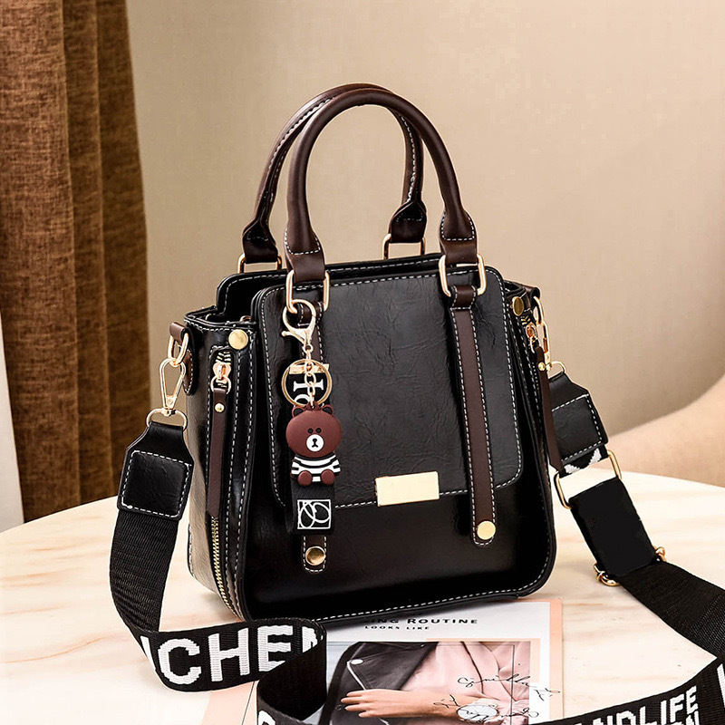 Bolso de mano versátil de moda para mujer, gran capacidad, nuevo bolso de hombro y bandolera 2025
