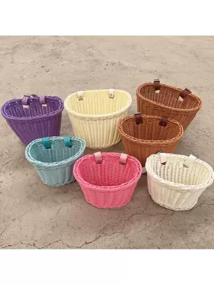 multifunctional storage bicycle basket, imitation, Electric car tail box