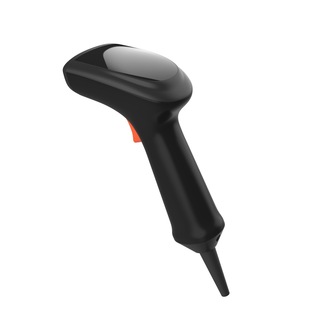 Wired 1D/2D Barcode Scanner for Logistics and Express Delivery, Barcode Gun for Scanning Supermarket Labels, Wireless and Portable
