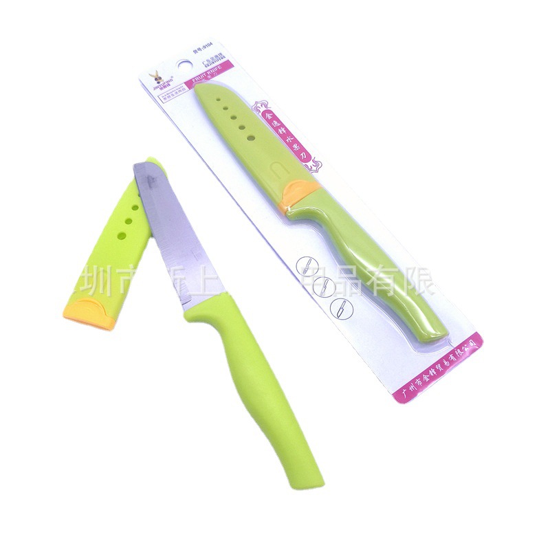 Jin Yifeng 9104 fruit knife stainless steel peeler candy color fruit knife fashion kitchen knife factory price direct supply