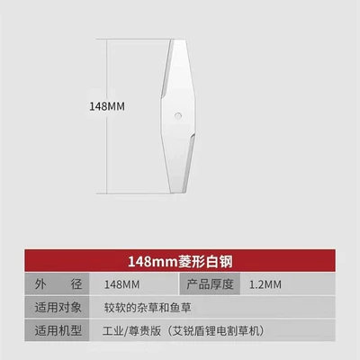 Lithium battery lawn mower electric lawn mower industrial blade household Rechargeable Handheld lawn mower one-word blade wholesale (Otbiçən başlıqları) - diamond-blade-strengthenindustrialflagshipdistinguished-special