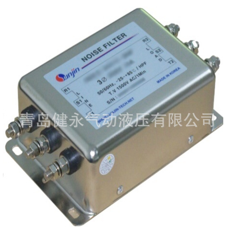 SUNJINTECH 三相电源滤波器(噪声与浪涌防护型)JHB3系列