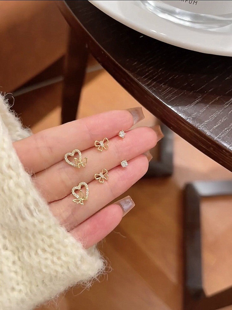 D1668 러브 6피스 귀걸이 세트