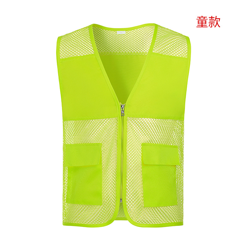 Nets de pesca transpirables voluntarios chaleco ropa de trabajo caballo clips impresión de malla publicidad voluntarios de bienestar público chaleco logotipo personalizado