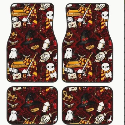 and Easy to Care For, Four-Piece | Avtomobil döşəmə paspasları - sku35-color-temu-hot-selling-floor-mats-41-3344cm-two-piece-pack