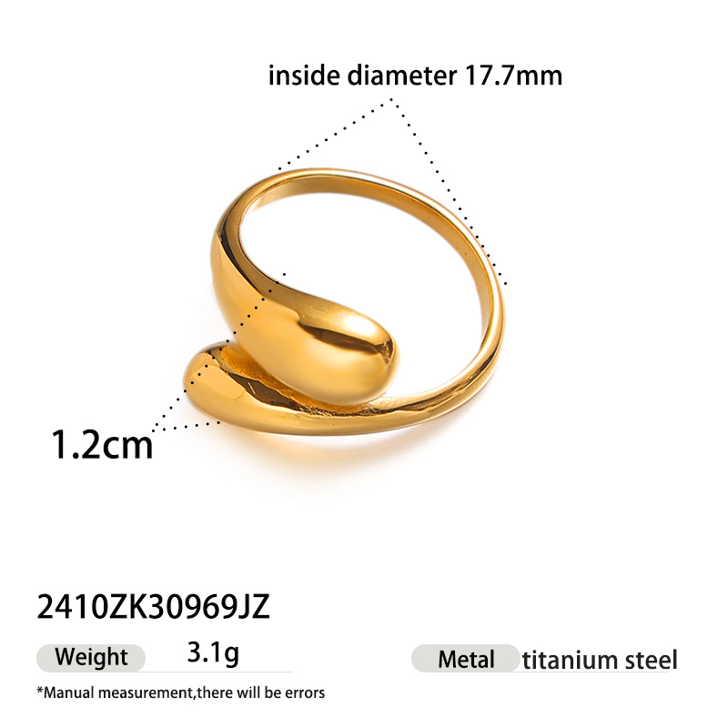 Alta Europa y América collar de acero inoxidable lujo ligero nicho oro 18k conjunto de joyería de tendencia plano acero titanio transfronterizo