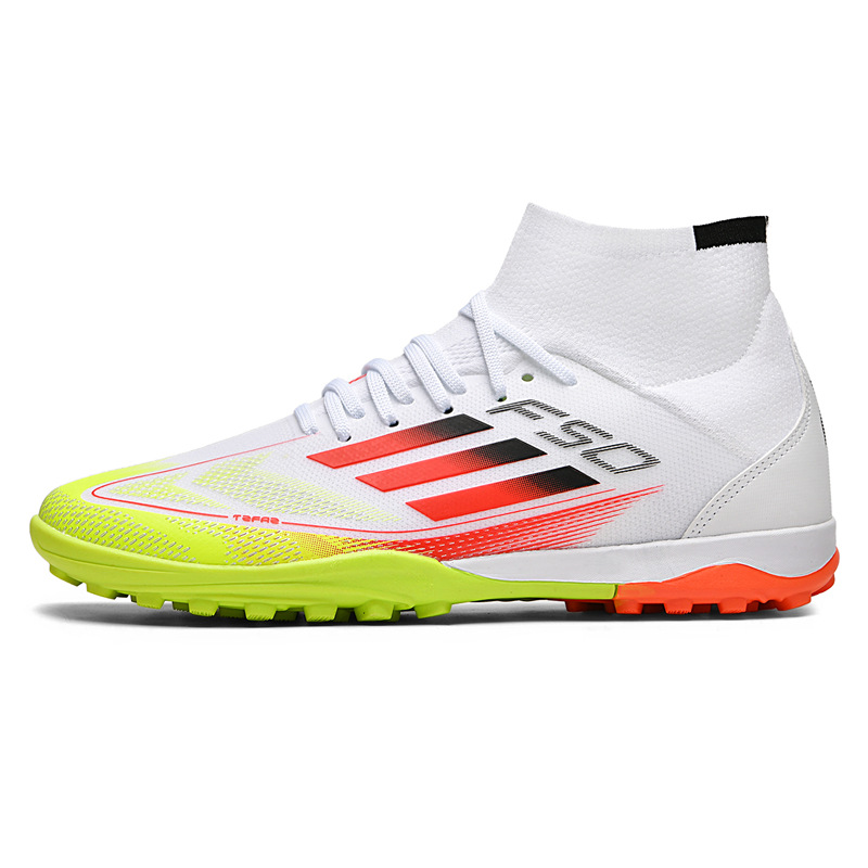 2025 zapatos de fútbol nuevos jóvenes hombres y mujeres antideslizantes nuevos transfronterizos AG clavos largos césped estudiantes fábrica de comercio exterior
