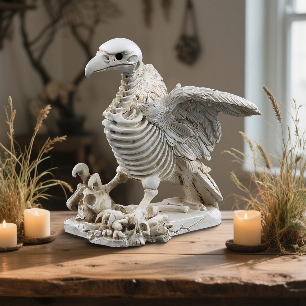  Exclusive for Skeleton Vulture Sea Eagle Sculpture Ornaments Home Festival Atmosphere Animal Specimen Collection Decoration