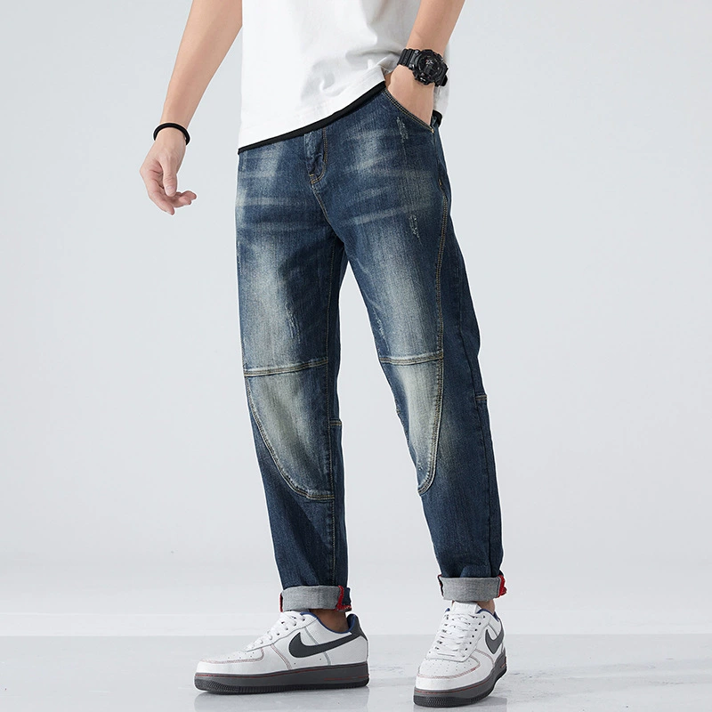 Summer jeans, men's trousers, oversize