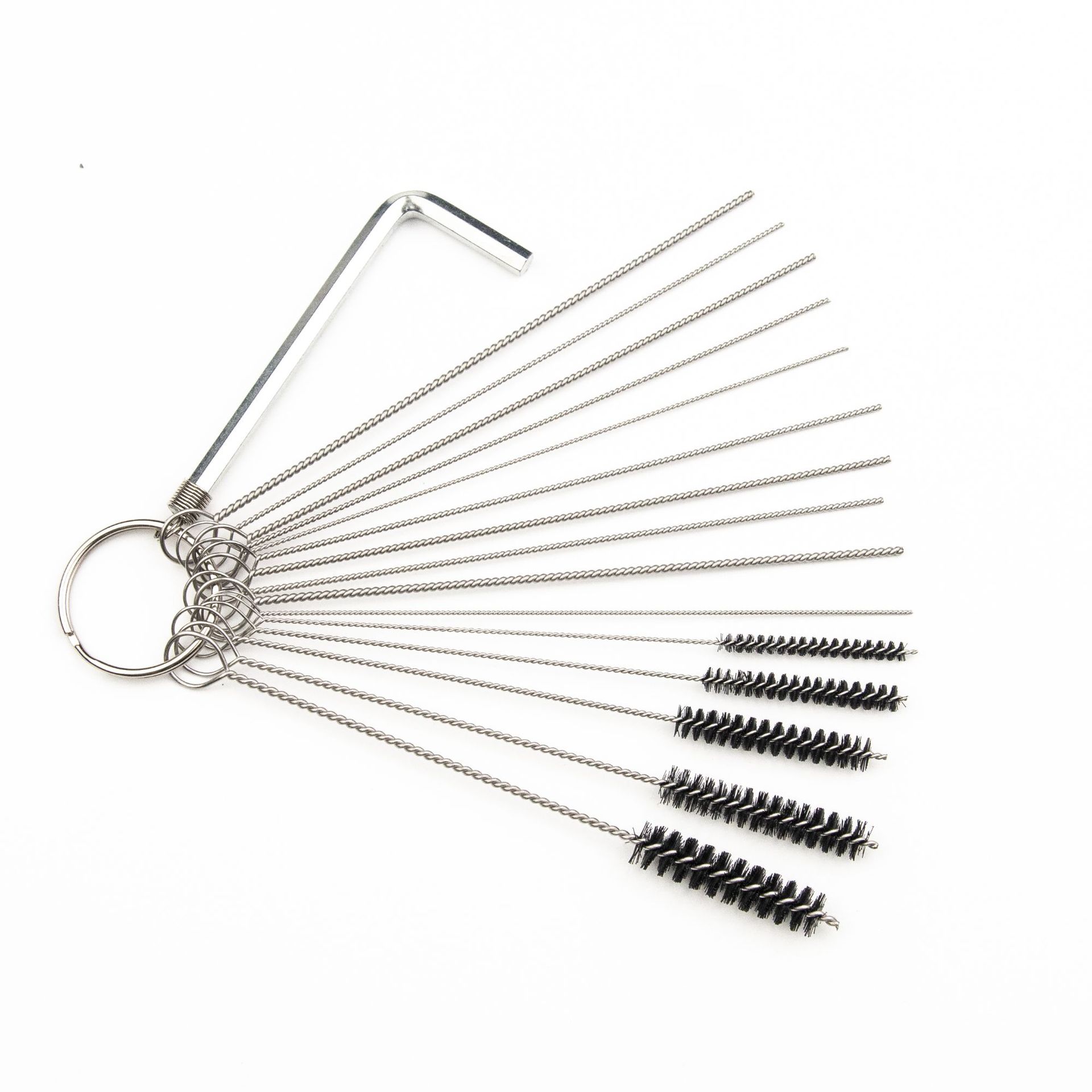 Motocicleta carburador cepillo de limpieza PISTOLA DE PULVERIZACIÓN pluma aguja equipo de tatuaje cepillo herramienta de hardware cepillo de nylon