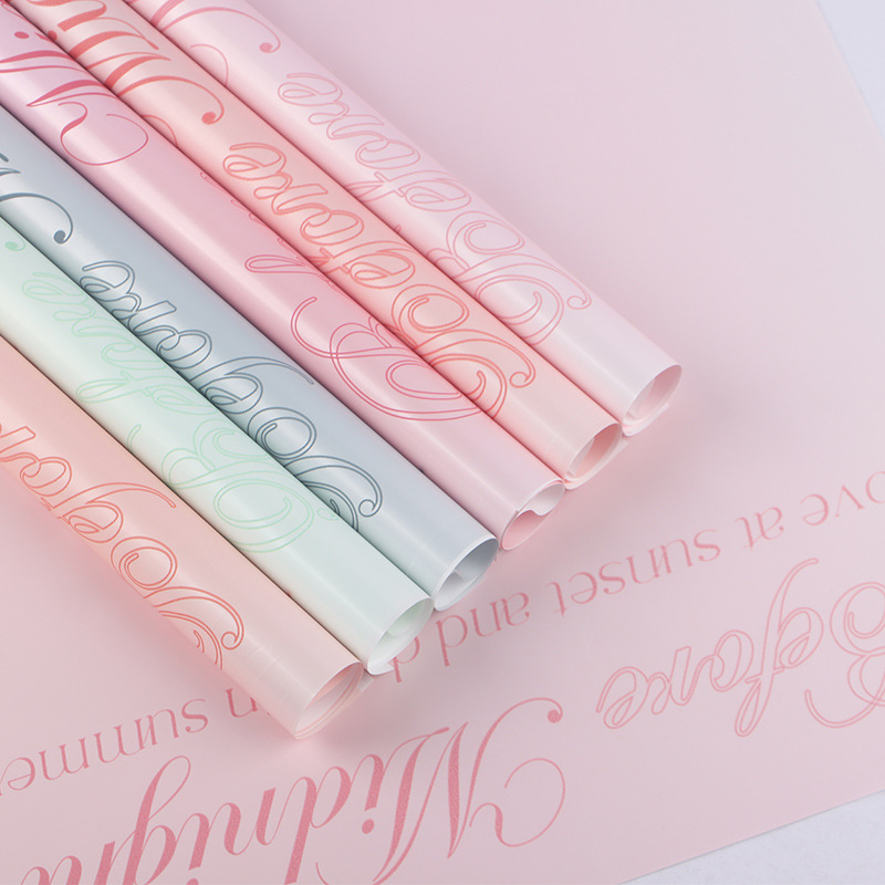 Flower Party Factory Wholesale Cross-Border Nuevo paquete de flores de papel de flor flor de papel de embalaje florista de regalo de papel de embalaje