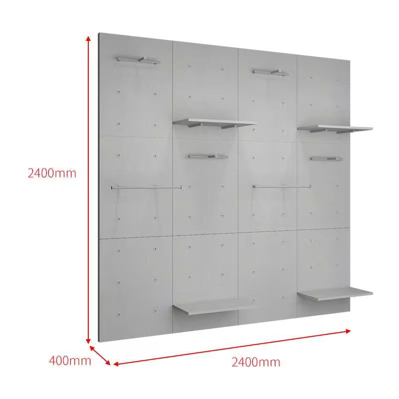 Tienda de ropa de alta calidad estante de exhibición de ropa de hombre estante de exhibición de piso deportivo al aire libre tienda de ropa estante