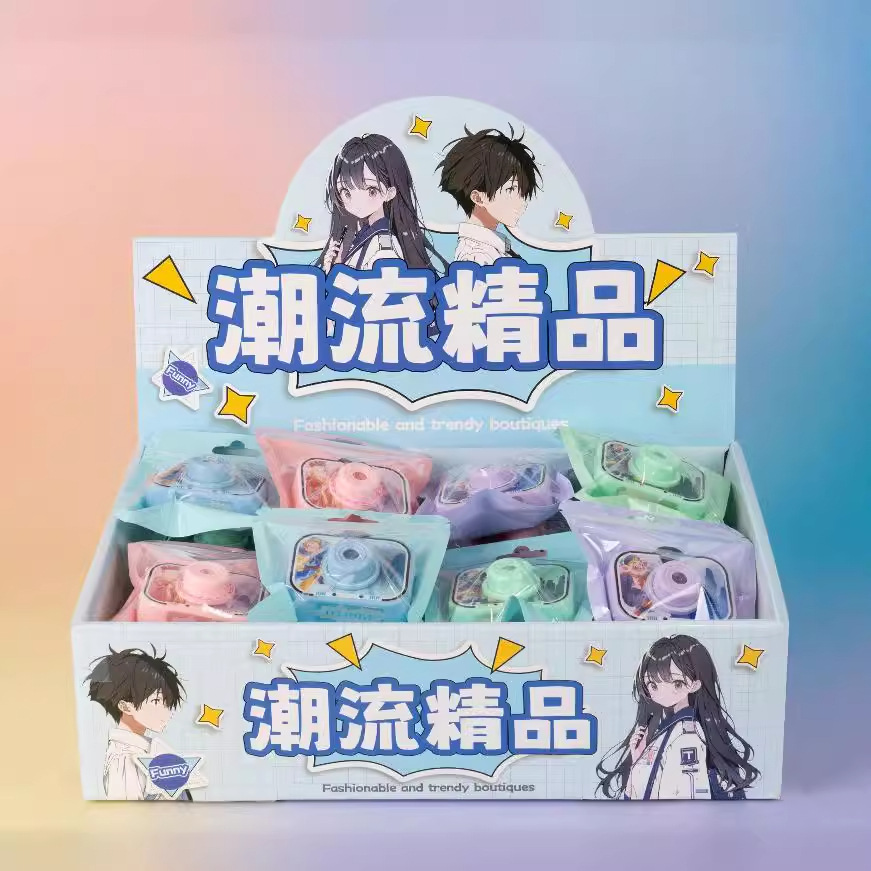 (2개) 어린이 클래식 여행 서쪽 프로젝션 카메라 재미 귀여운 미니 프로젝터 야시장 빛나는 슬라이드 장난감