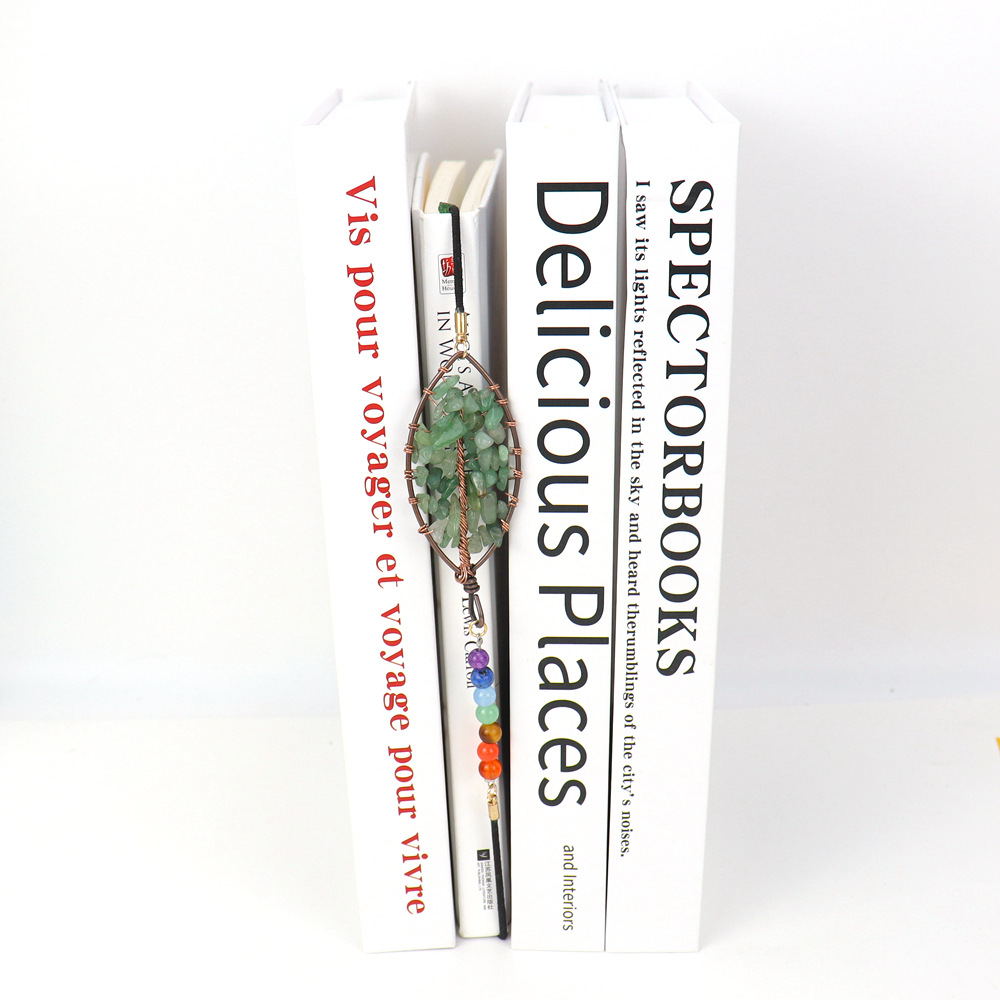 TikTok transmisión en vivo grava cristal Árbol de la vida cuerda elástica marcador cuentas coloridas banda de goma número marcador traje BM51