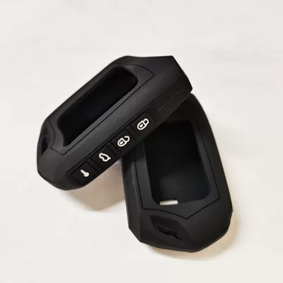 Suitable for Russian Alarm Silicone Car Key Cover Silicone Key Bag Ready for Wholesale Large Quantity