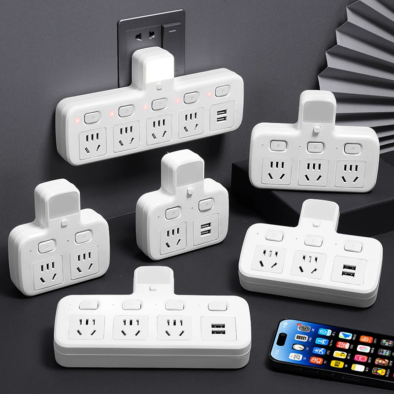 Household porous multi -switch plug -in ducts Put home conversion socket expansion wireless dormitory office line line plug