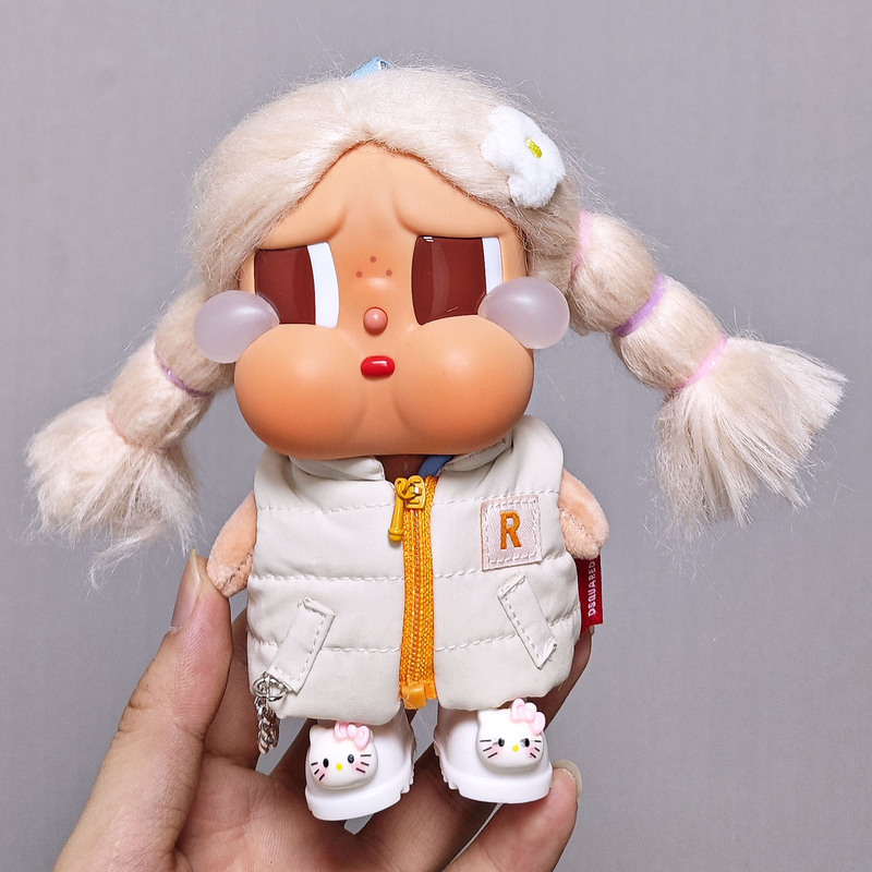 Only Baby Clothes] Crybaby New Baby Clothes Cute down Vest Suit Crying Baby Clothes Vinyl Crybaby