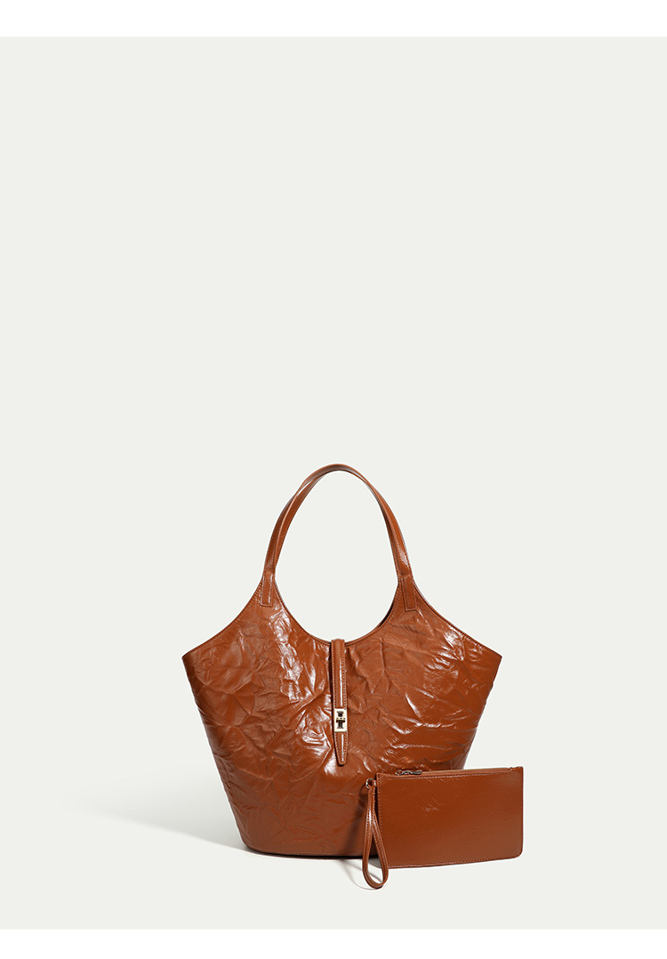 Borsa da giardino in rilievo 2024 Borsa a tracolla portatile di grande capacità da donna con cestino per verdure per pendolari_voghion.com