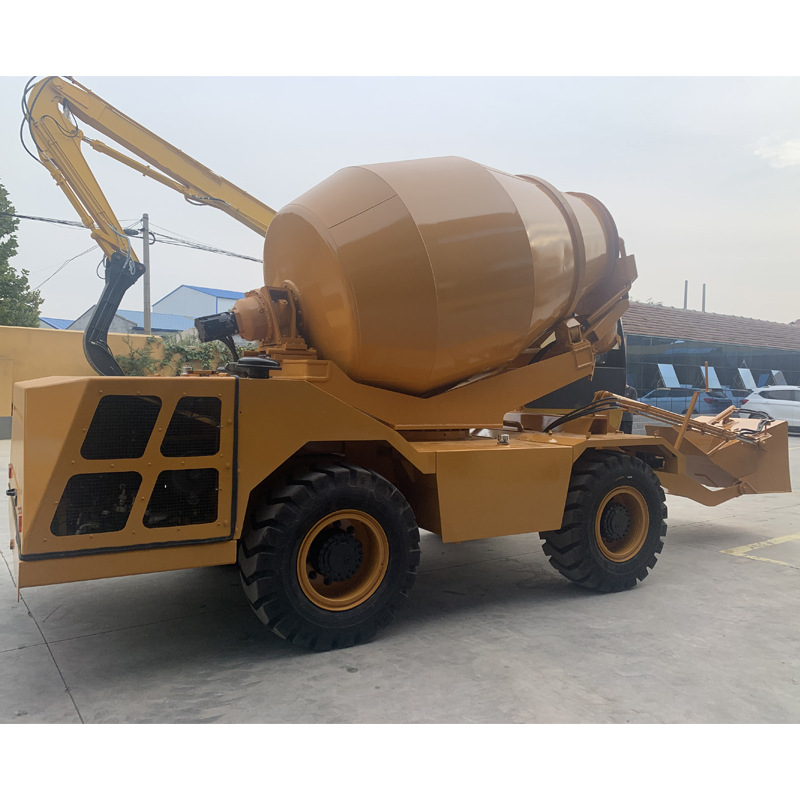 混凝土搅拌机天泵一体注浆泵自上料搅拌车输送泵 非洲供应