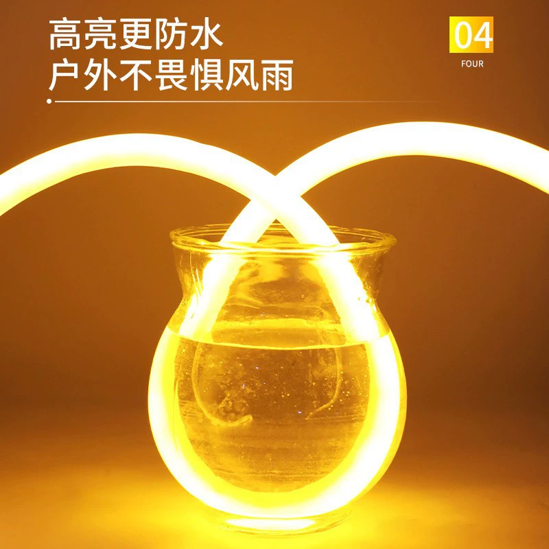 Master light LED luminous flexible waterproof neon light high bright billboard shape outdoor brightening light strip light factory