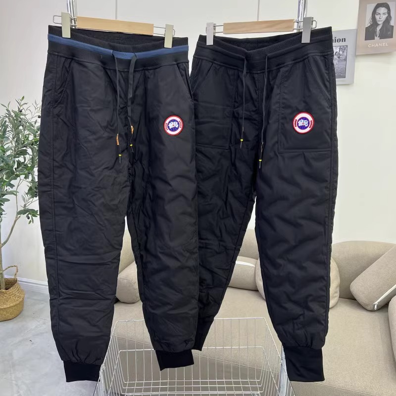 Men's warm down-filled trousers, winter outerwear, 2025 new style, thickened for extreme cold in Northeast China (minus 40 degrees Celsius), Harbin cotton trousers.