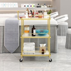 美容推車美容院專用小推車置物架高端輕奢美甲紋繡工具車收納架子