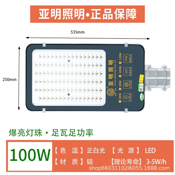 Street lamp, socket, 100W