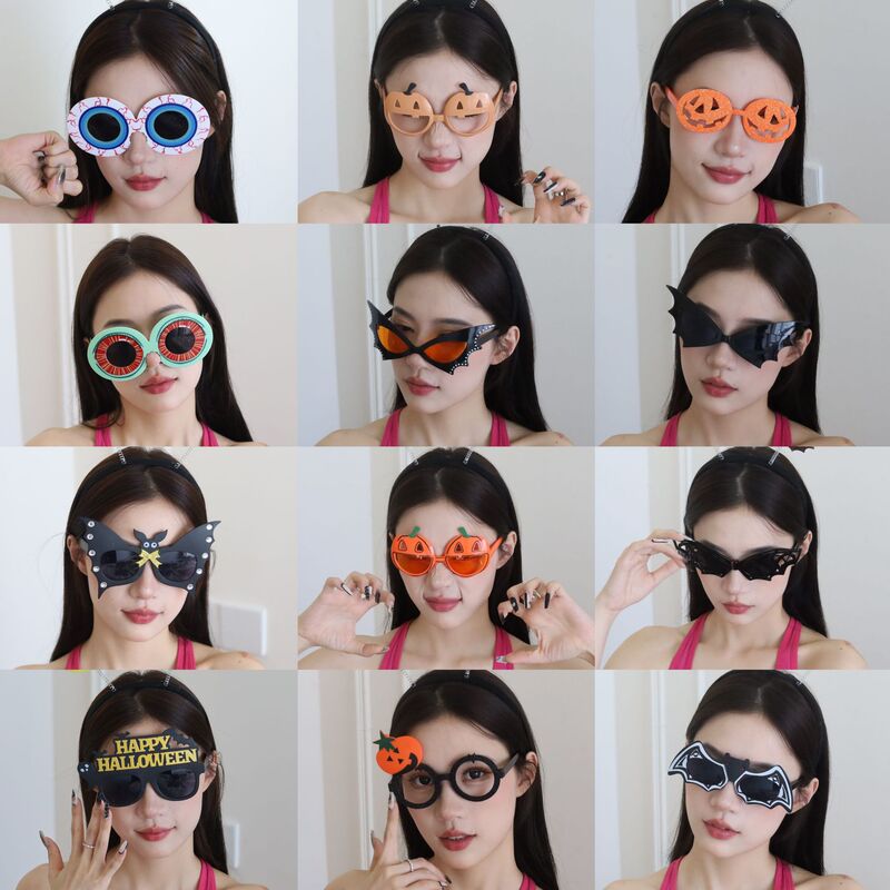 Halloween Cosplay Party Sunglasses Pumpkin Bat Funny Glasses Skull Spider Dance Ghost Glasses
