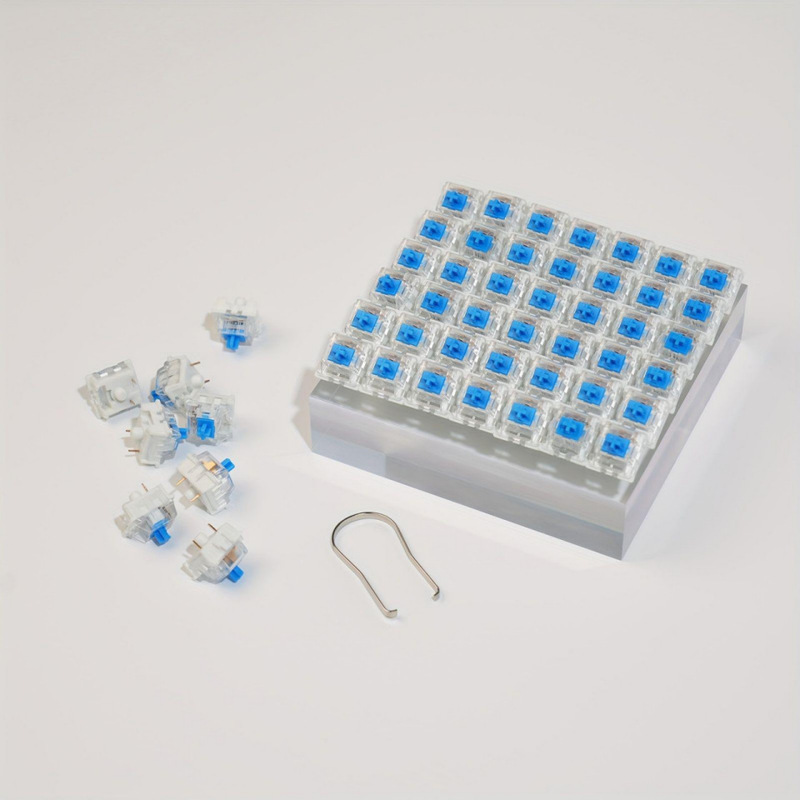 Itly Mechanical Keyboard Switches Cross-Shaped Black Switches, Brown Switches, Blue Switches, Red Switches, Keycap Puller Set, Cross-Border Hot-Selling Items in Stock