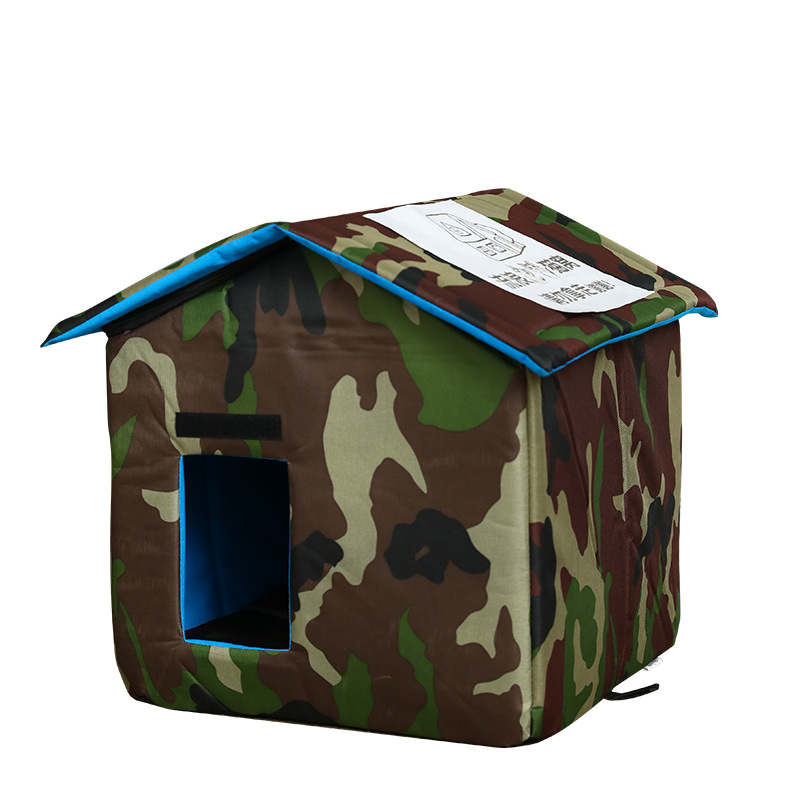 Impermeable vagando nido de gato cuatro estaciones nido estera al aire libre a prueba de frío a prueba de lluvia cerrado gato casa simple perrera venta al por mayor