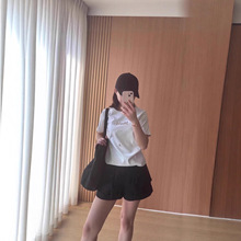 26年M家新款字母烫金小骆驼女士短袖圆领套头休闲轻奢T恤上衣半袖