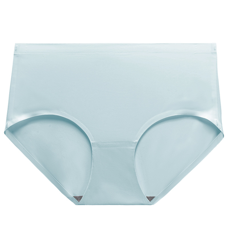 Color sólido simple cintura media chica verano ropa interior de seda de hielo cómodo transpirable delgado de una pieza escritos de las mujeres al por mayor
