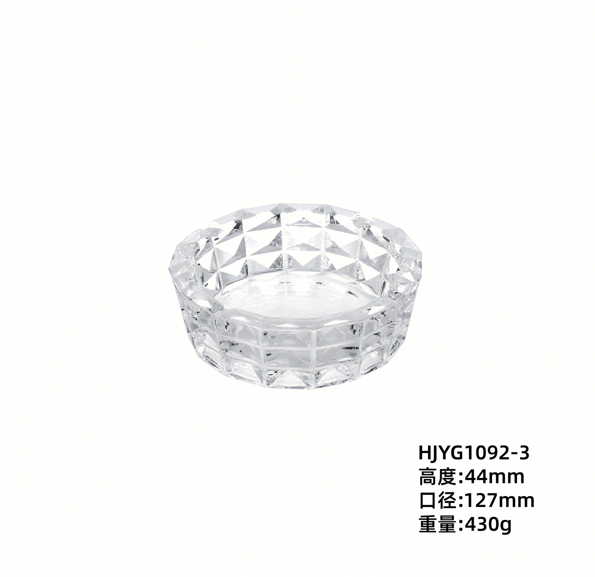 Cenicieres de vidrio al por mayor en el punto de la habitación del hotel club cenicero redondo de oficina sala de conferencias con decoración impresa LOGO