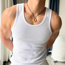 G 47231 Cotton Ribbed Slim Fit Muscle Training Tank �����ƽ�