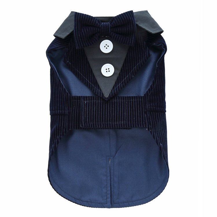 Smoking pour chien élégant pour anniversaire coupe ajustée_voghion.com