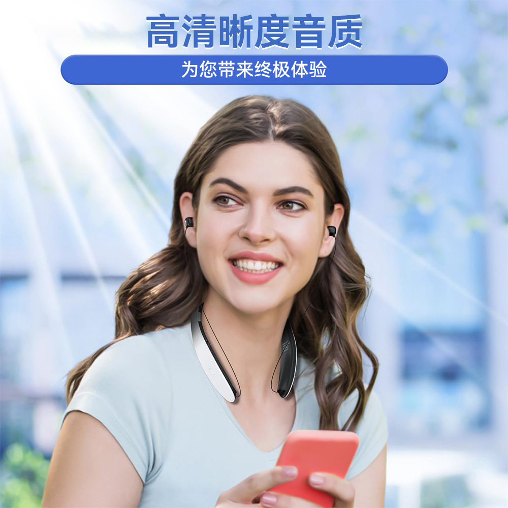 SX-991 estéreo Bluetooth auricular 5,0 plegable universal deportes música auricular L28 Halter auriculares inalámbricos