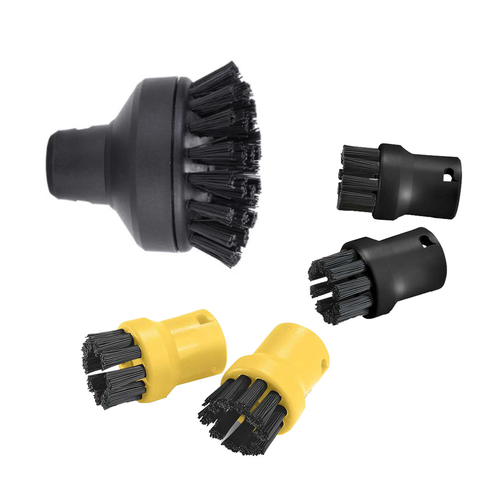 Adecuado para accesorios de vapor Karcher Kach, trapo, trapo, accesorios de vapor Karcher, cepillo redondo pequeño, cepillo de cobre